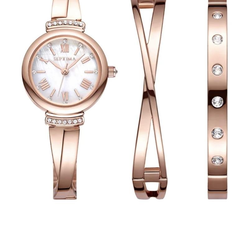 COFFRET MONTRE ET BRACELET OR ROSE GOLD